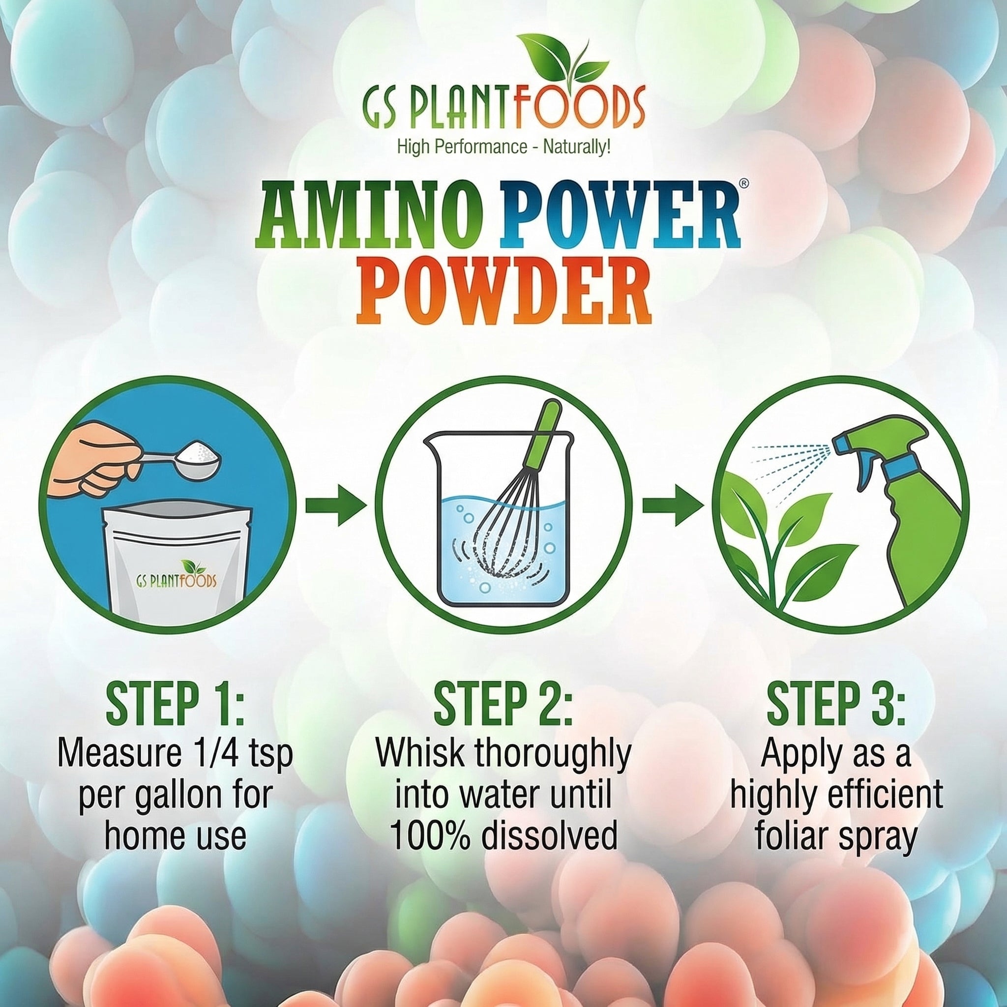 Amino Power Powder Nitrogen Fertilizer 16 oz - Plant-Based 100% Water Soluble High Nitrogen Source - 18 L-Amino Acids Chelating Agent for Foliar Spray, Turf, Vegetables, Fruits & Indoor Plants product image 4