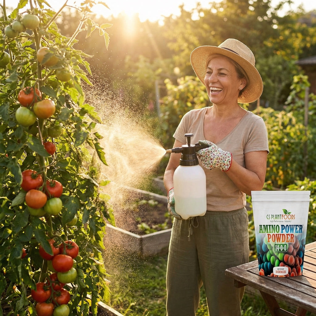 Amino Power Powder Nitrogen Fertilizer 16 oz - Plant-Based 100% Water Soluble High Nitrogen Source - 18 L-Amino Acids Chelating Agent for Foliar Spray, Turf, Vegetables, Fruits & Indoor Plants product image 8