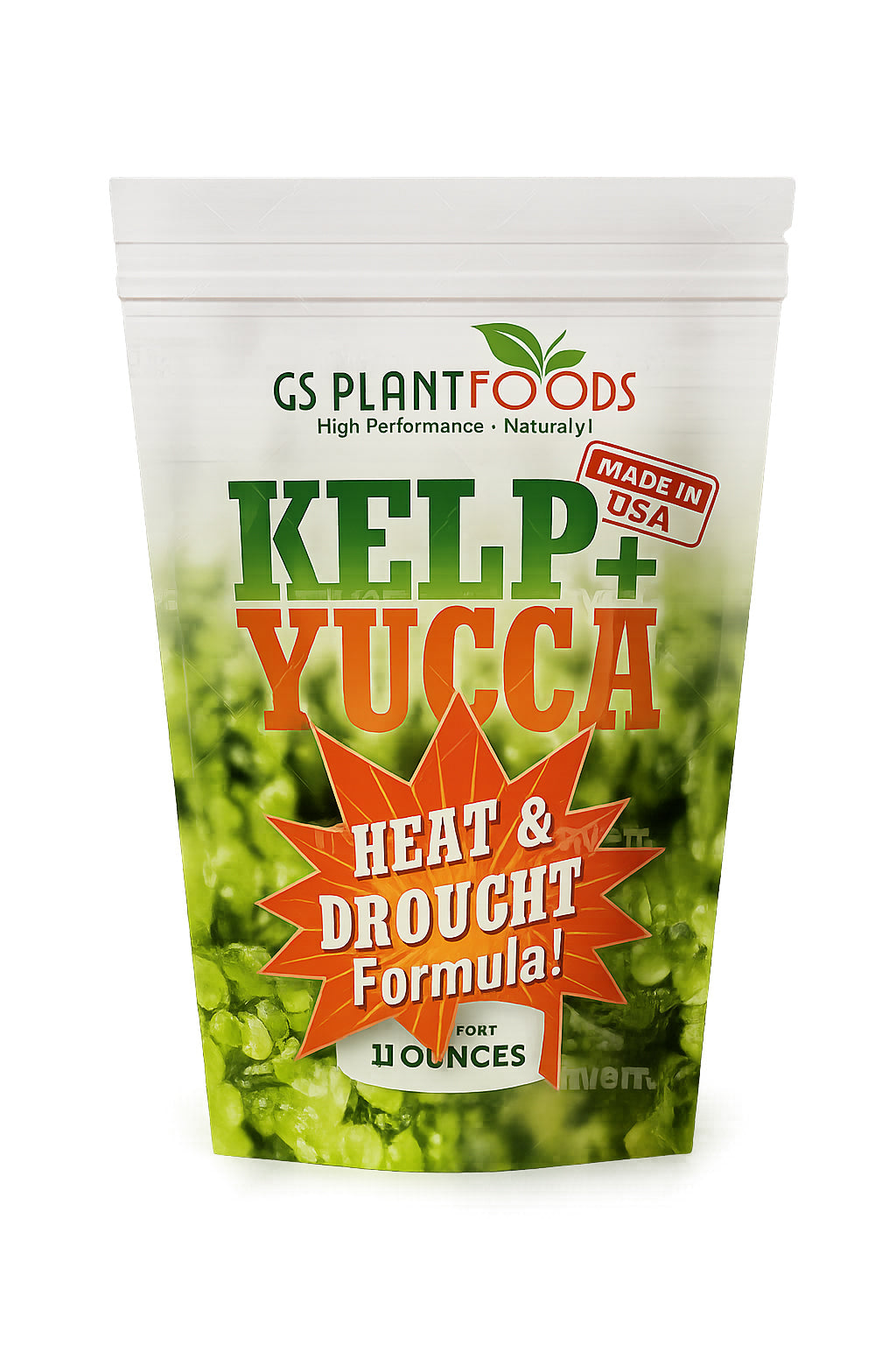 Kelp + Yucca – Organic Soil Moisture Retainer & Plant Growth Enhancer – Seaweed + Yucca Extract Blend for Stronger Roots, Better Water Absorption & Stress Resistance product image 1