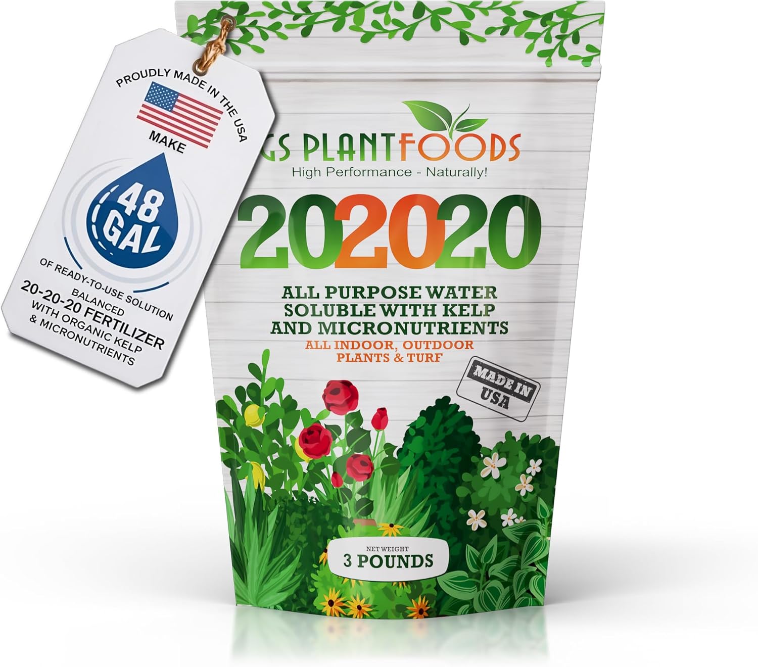 20-20-20 All Purpose Fertilizer with Kelp and Micronutrients product image 1