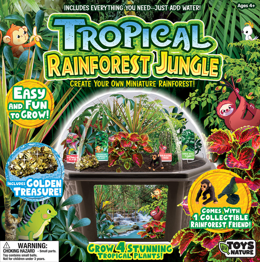 Tropical Rainforest Jungle Biosphere Terrarium — product image 1