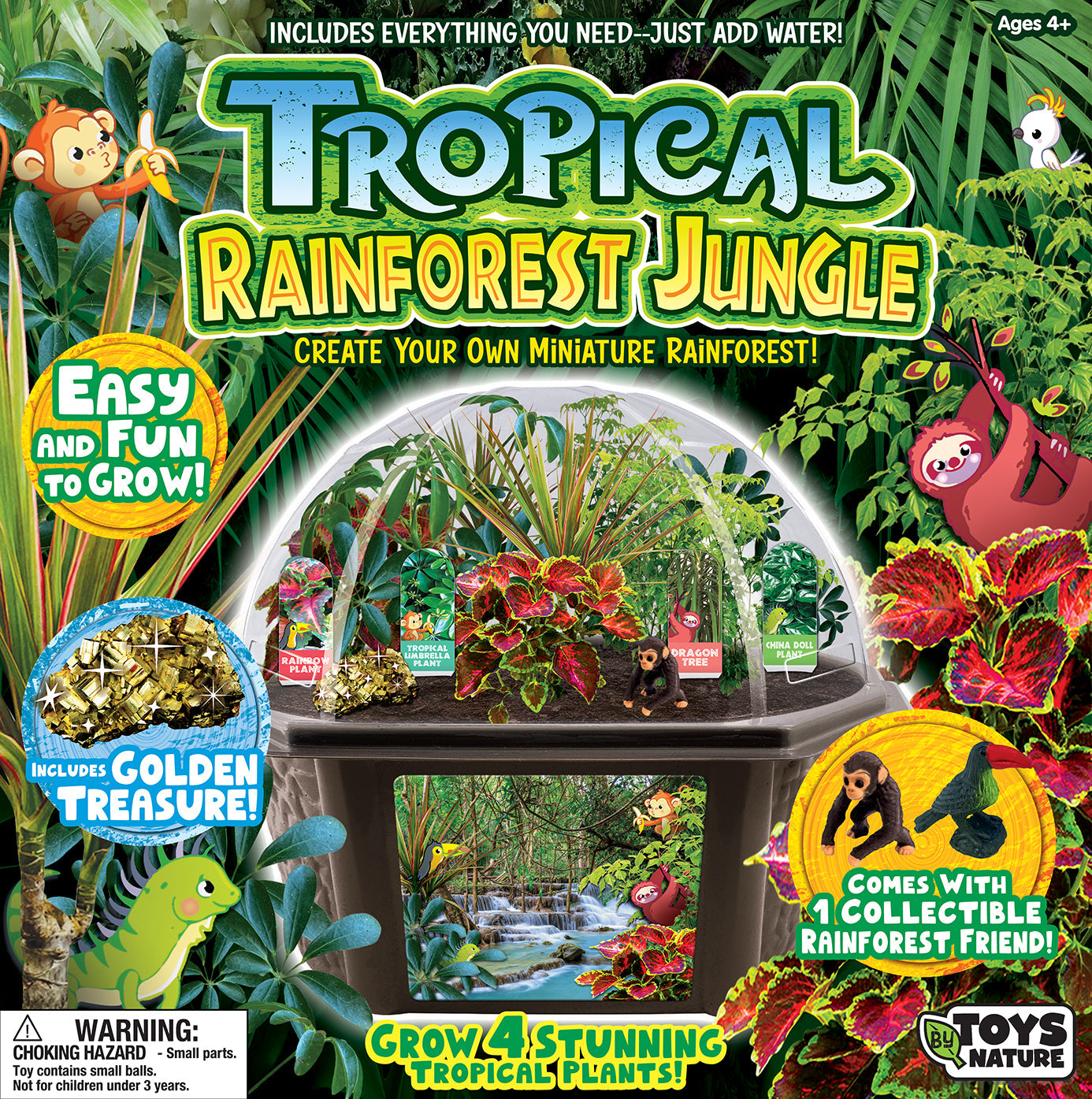 Tropical Rainforest Jungle Biosphere Terrarium — product image 1