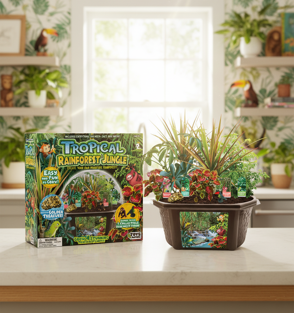 Tropical Rainforest Jungle Biosphere Terrarium — product image 2