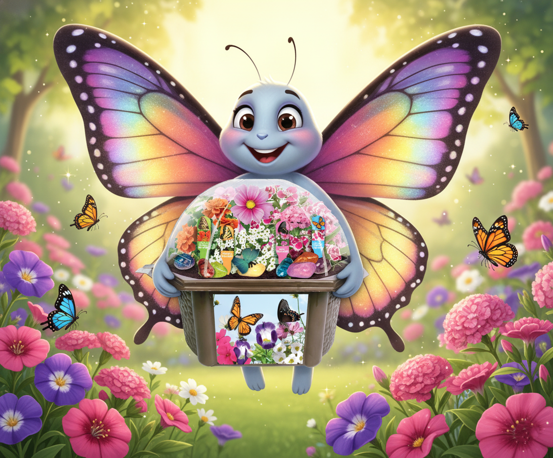 Bountiful Butterfly Garden Biosphere Terrarium — product image 6