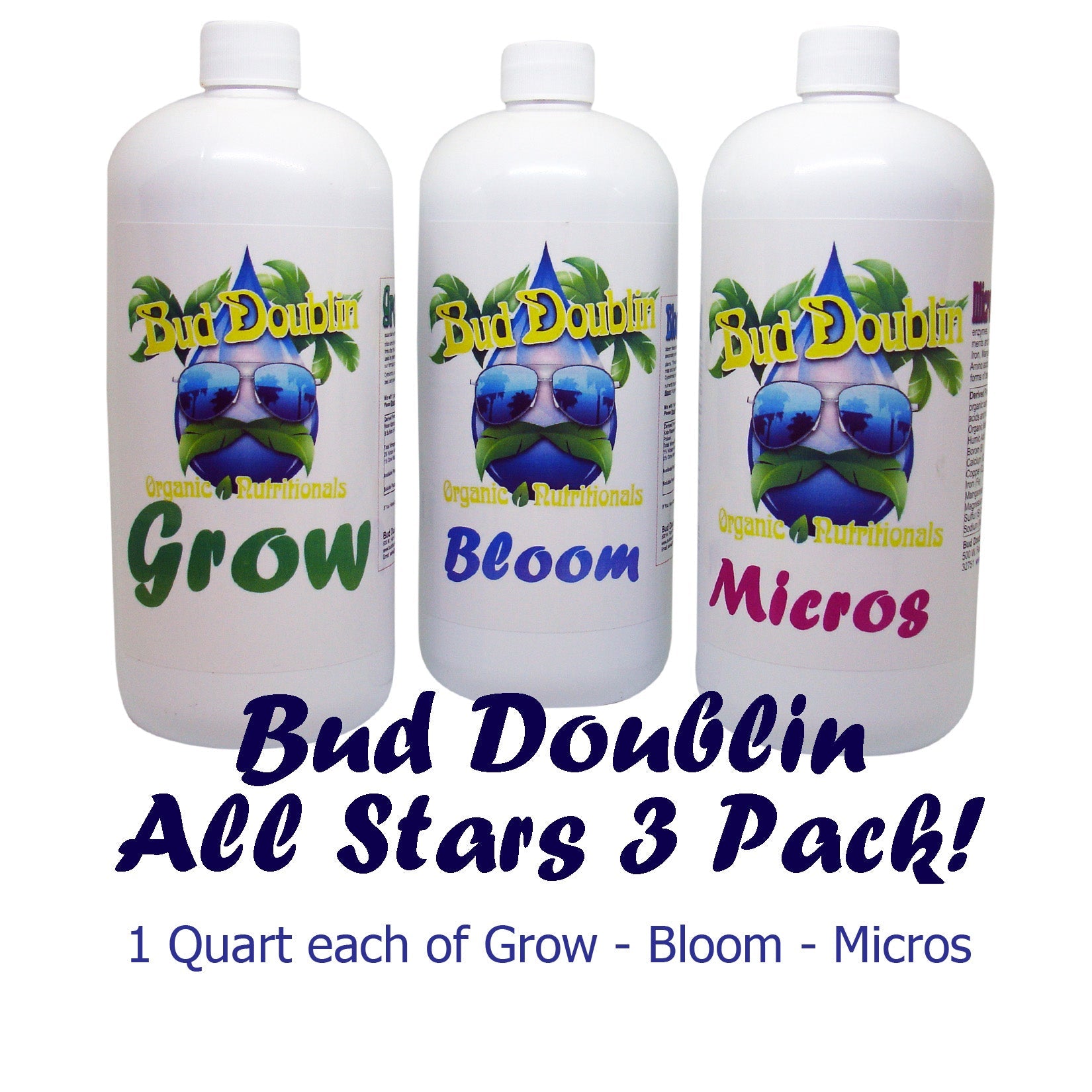 Bud Doublin Grower's 3 Pack- Micros, Grow & Bloom product image 2