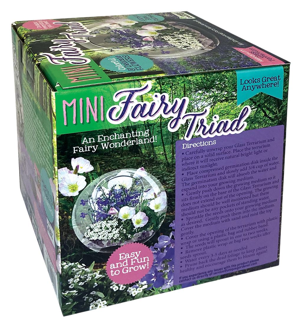 Fairy Triad Glass Terrarium Seed Starting Kit — product image 6