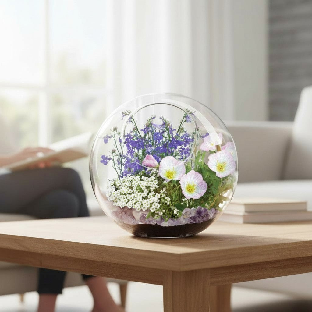 Fairy Triad Glass Terrarium Seed Starting Kit — product image 3