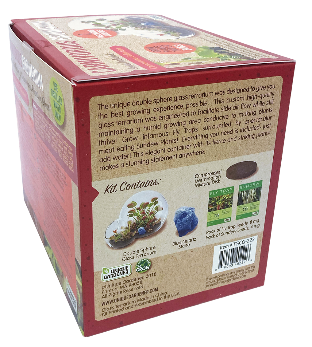 Carnivorous Growarium Meat-Eating Seed Terrarium Kit product image 5