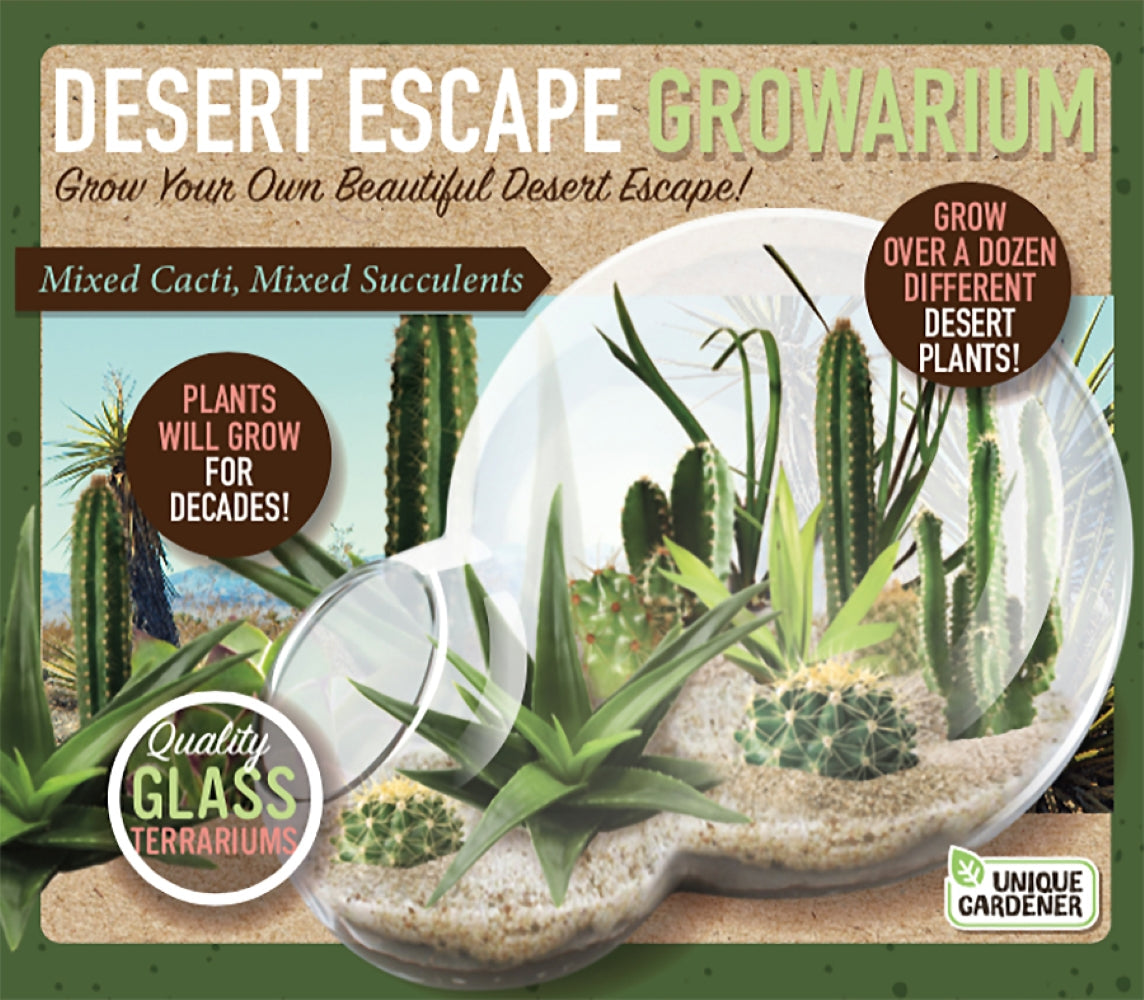 Desert Escape Growarium Succulent and Cacti Seed Terrarium Kit — product image 1