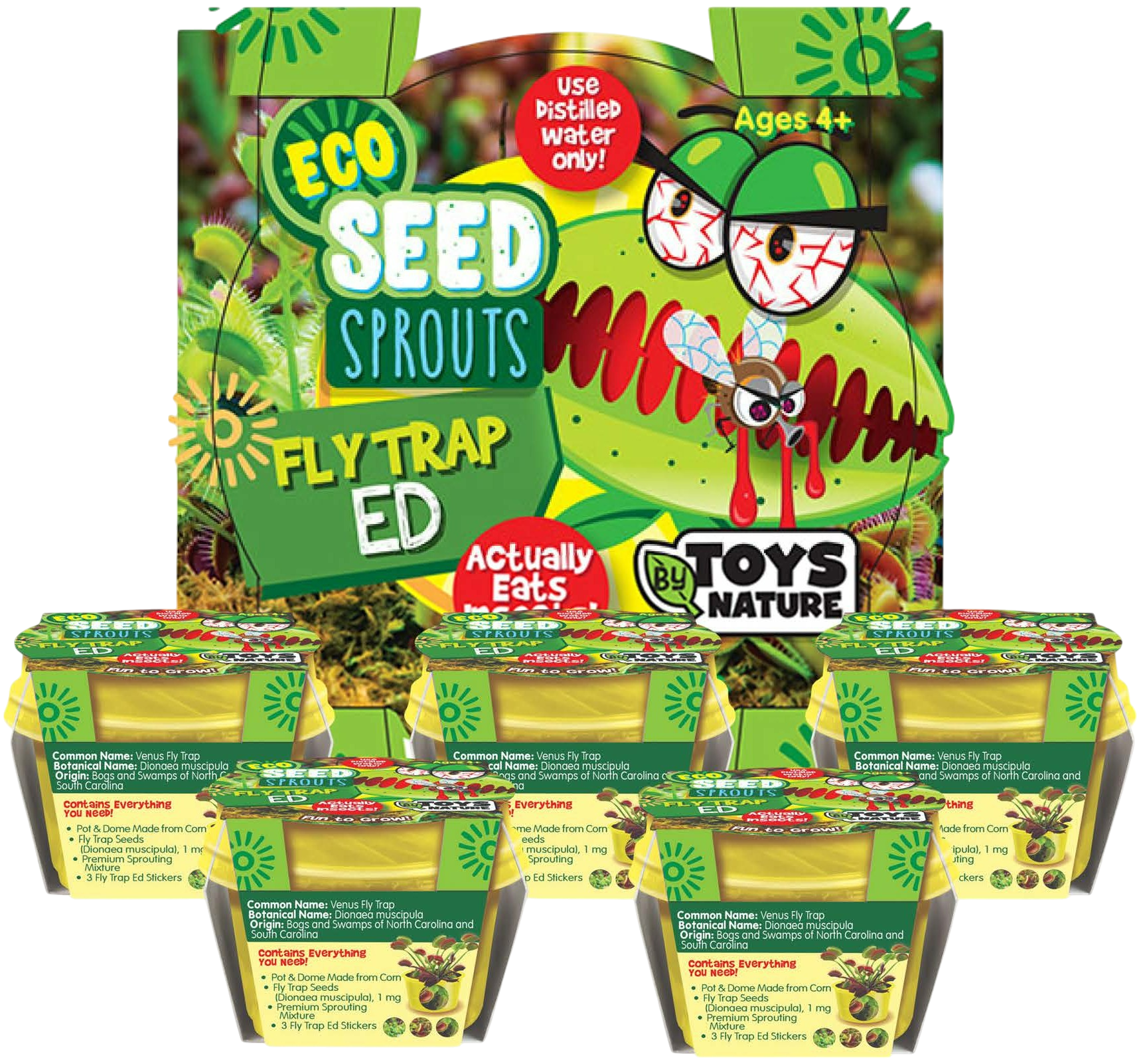 Eco Seed Sprouts Flytrap Ed - Multipack of 5 product image 1