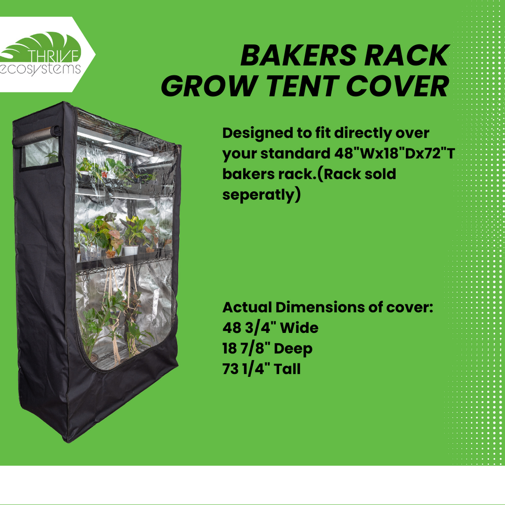 48 x 18 x 72 Baker's Rack Grow Tent Cover product image 3