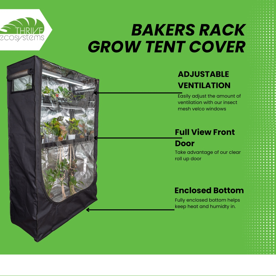 48 x 18 x 72 Baker's Rack Grow Tent Cover product image 1