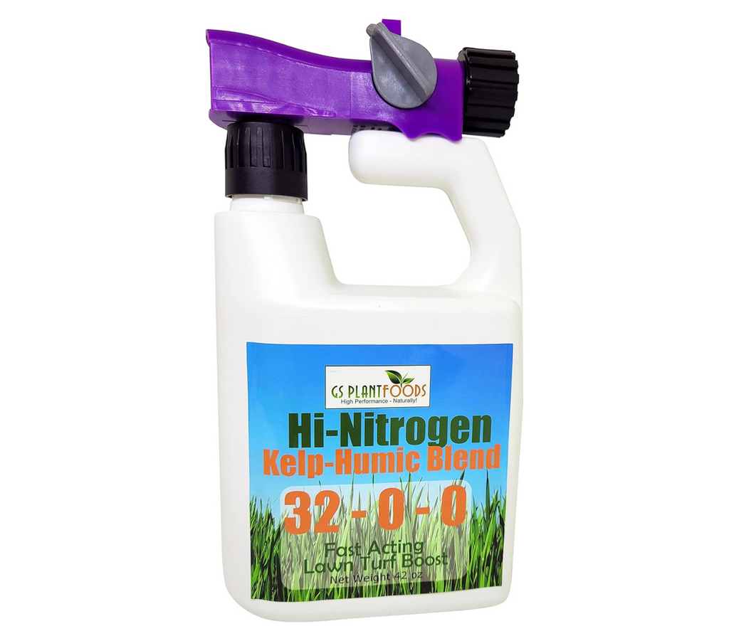 Hi-Nitrogen Kelp-Humic Blend 32-0-0 by GS Plant Foods, A Quick Greening Lawn Food product image 1