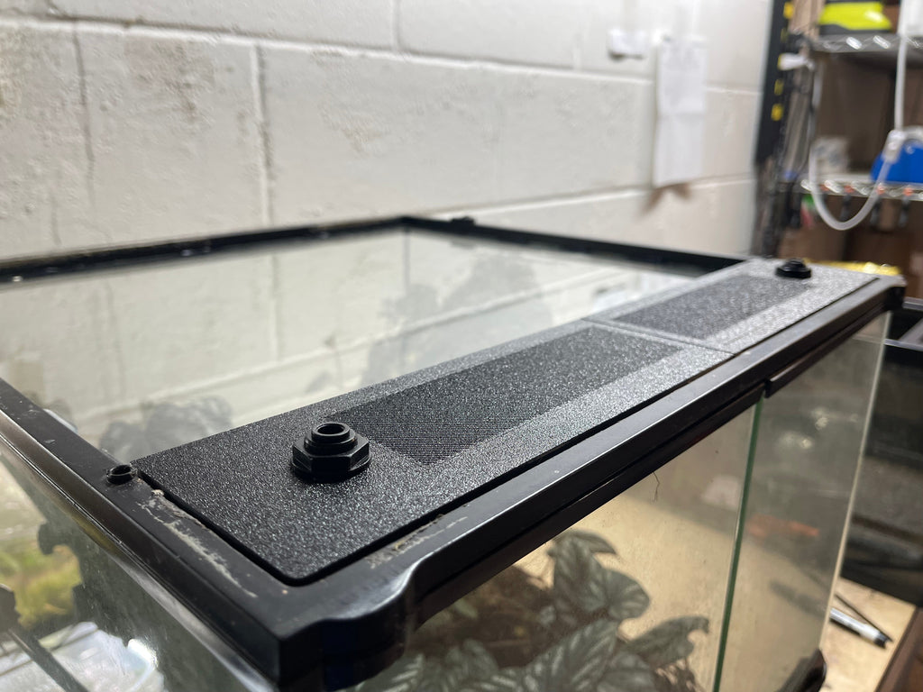 Custom Replacement Top for Exo Terra Terrariums – Humidity Retaining with Fly-Proof Ventilation product image 1