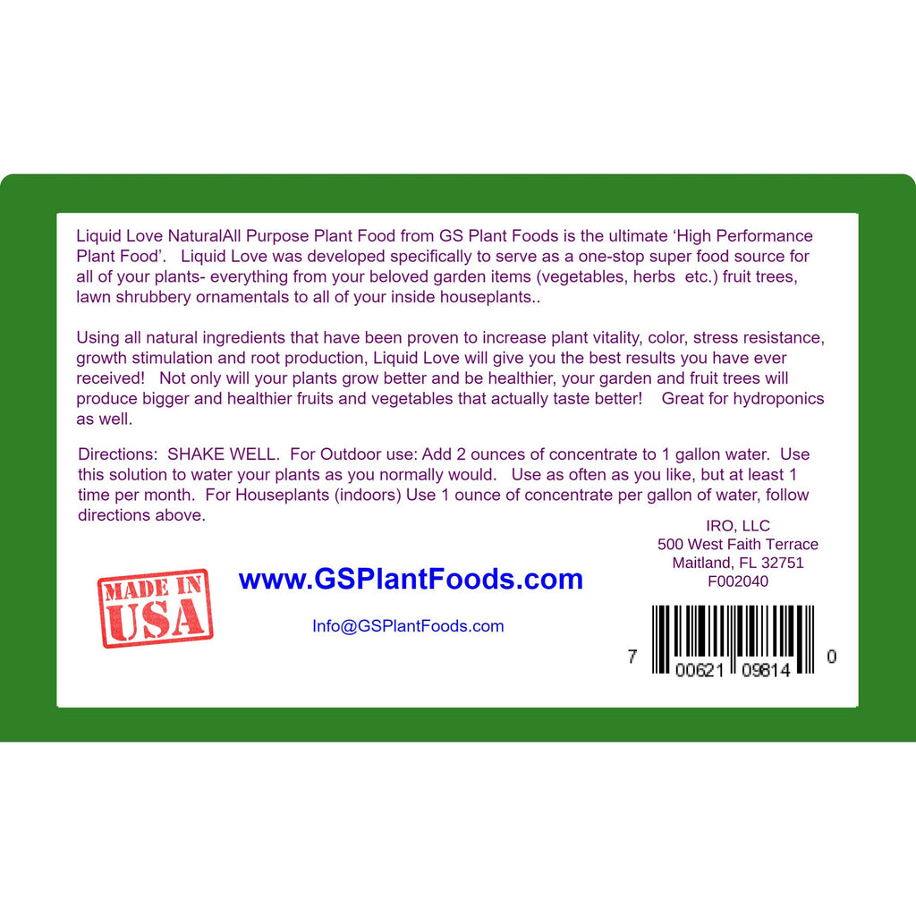 Liquid Love- All Purpose Natural Plant Food product image 5