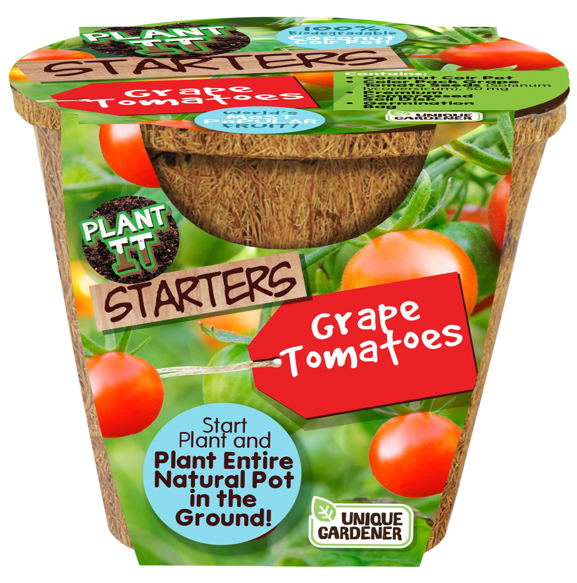 Grape Tomatoes Plant-It-Starters - Multipack of 4 — product image 4