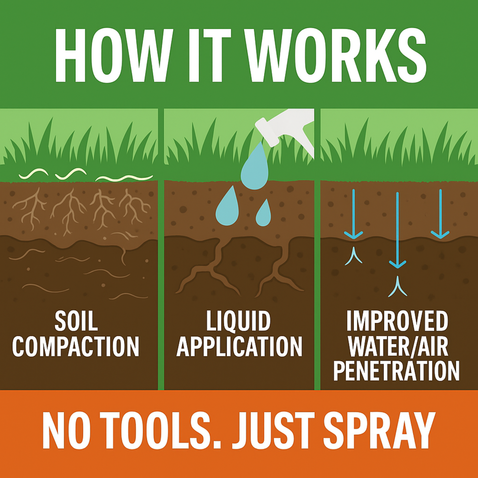 Soft Soil Liquid Soil Aerator & Lawn Treatment product image 3