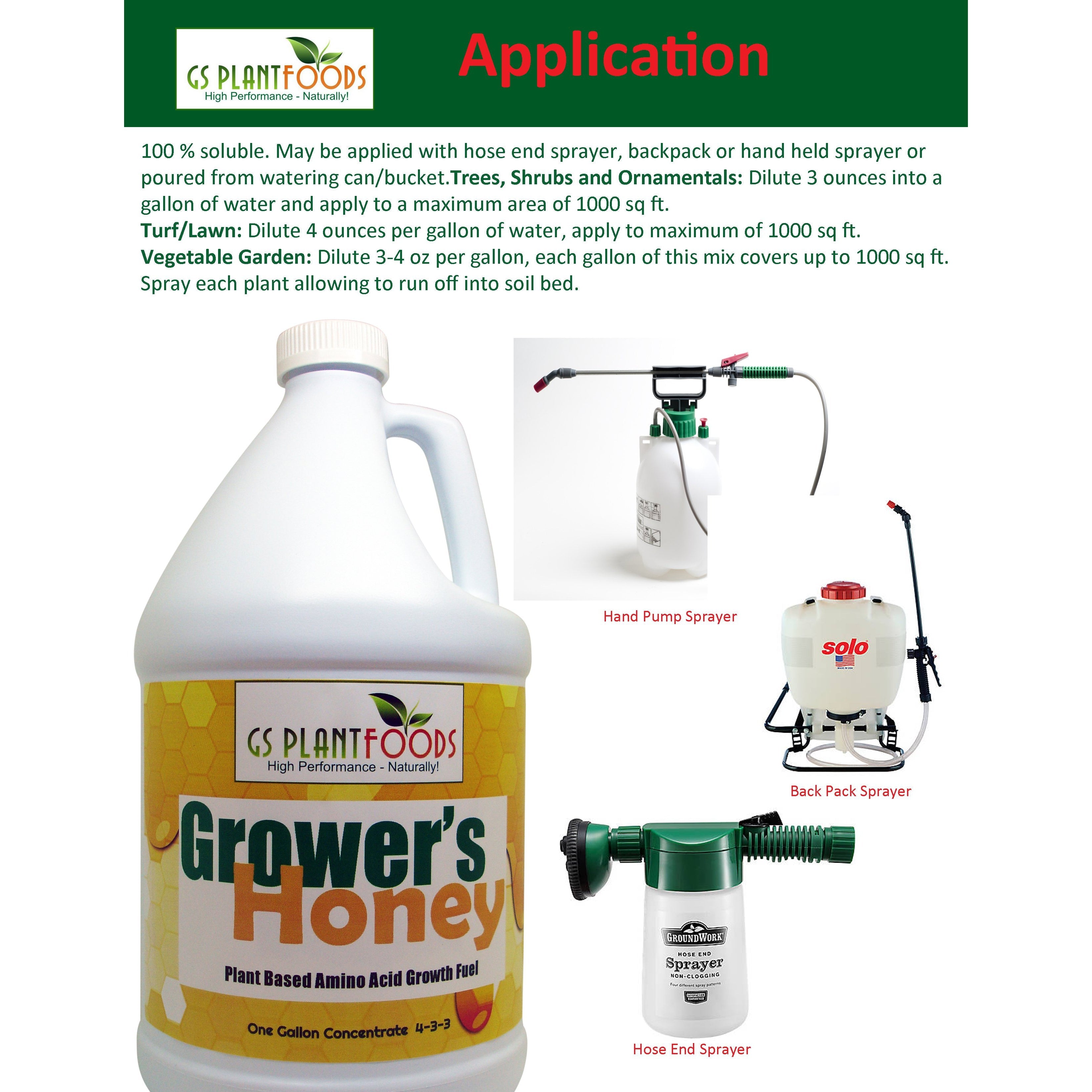 Grower's Honey Plant Based Amino Acid product image 5